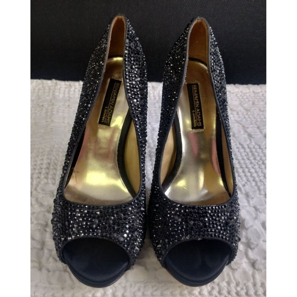 Benjamin Adams Women's Black Shoes/Heels/4" Heel Size6 SKU 2701